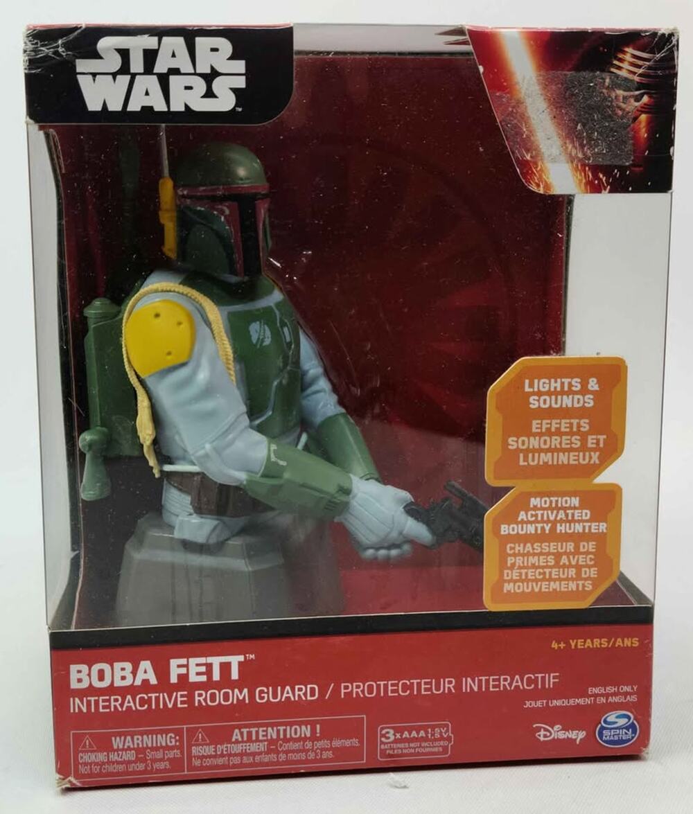 Star Wars: Boba Fett Interactive Room Guard Lights & Sounds, Motion Activated